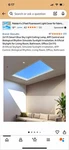 Smart Blue Sky Light Ceiling Lamp, App Control And Biological Rhythm 2 X 1. Fixed Price $149.00.