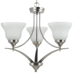 Sea Gull Brockton Light 23 Inch Chandelier, Brushed Nickel, 31173-962. Fixed Price $99.98.