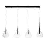 Artcraft Conic Island Light, Black/clear - AC11164BK. Fixed Price $918.00.