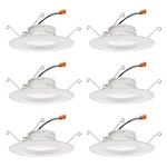 Juno Lighting RB56 SWW5 CP6 M2 Retrobasics 5"/6" Integrated Led - White. Fixed Price $90.41.