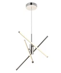 Chandelier Polished Nickel Led Modern Fixture Dining Room Ceiling Lighting. Fixed Price $295.03.