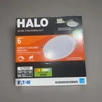 Halo Ultra Thin Downlight 6" Ceiling Recessed HLB6099301EMWR Dimmable 3000. Fixed Price $12.99.