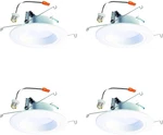 (4 Pack) Halo Recessed RL560WH6935R 5" 6" Integrated Led Bulb With. Fixed Price $25.77.