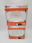 2PC Commercial Electric T65 Recessed Led Trim Light Ceiling Mount & 6" White. Fixed Price $32.00.