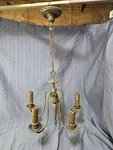 Colonial Chandelier 5 Arm Candelabra Chain Hanging Ceiling Light Fixture Candle. Fixed Price $36.75.