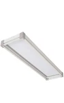 Sebastian 48 X 13 Modern White Satin Nickel Cct Selectable Led Flush Mount. Fixed Price $200.00.