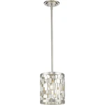 Z-lite 430MP-BN Almet 1 Light 6 Inch Brushed Nickel Pendant Ceiling. Fixed Price $200.20.