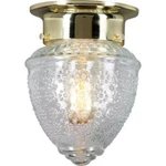 Hampton Bay 60 Watt Polished Brass Clear Glass Shade 5 Flush Mount Lot Of Three. Fixed Price $35.00.