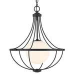 Bellevue SHP26109 18"W Pendant - Black. Fixed Price $360.00.