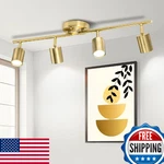 Fondiiz 4 Ways Track Lighting Rotatable Heads Ceiling Fixtures Brush. Fixed Price $76.46.