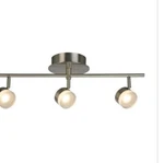 Hampton Bay 1.9 Ft. 3-LIGHT White Integrated Led Plug-in Track Lighting Kit Fixt. Fixed Price $17.55.
