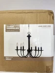 Hampton Bay 7-LIGHT Oil Rubbed Bronze Candle Chandelier Fixture DC-C4232. Fixed Price $50.00.