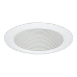 Lot Of 8: Eaton Halo 5" White Full Cone Baffle Self Flange Trim 5125WB. Fixed Price $79.99.