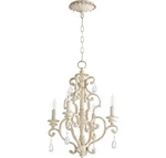 Quorum 6073-4-70 San Miguel 16" 4-LIGHT Chandelier In Persian White. Fixed Price $405.00.