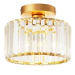 Sefinn Four Modern 9 In. Gold Semi Flush Mount Ceiling Light Crystal Fixture. Fixed Price $29.62.