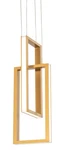 Afx COLP06L30D1 Cole 2 Light 6"W Led Suspension Multi - Gold. Fixed Price $162.00.