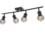 Track Lighting Fixtures Ceiling Industrial Black Kitchen. Fixed Price $114.58.