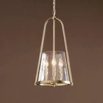 Kichler Nerine 3-LIGHT Foyer Pendant With Hammered Glass Champagne Bronze. Fixed Price $99.70.