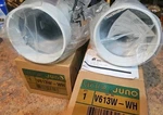 Lot Of (2) Vector By Juno V613W-WH Track Spot. Fixed Price $48.89.