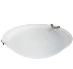 F9911-53 9.75" 13W Led Flush Mount, Satin Nickel Finish With Alabaster Glass. Fixed Price $20.09.