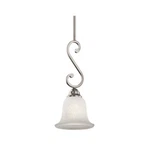 Kichler Lighting 43230NI Camerena Pendant With White Scavo Shade. Fixed Price $294.80.