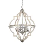 Kira Home Capistrano 28" 6-LIGHT Rustic Farmhouse Chandelier. Fixed Price $107.96.