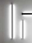 Fabbian Pivot 63 Architectural White Led Wall Lights - Pair. Fixed Price $2400.00.