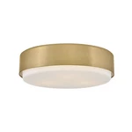 Hinkley Lighting Cedric Medium Flush Mount, Lacquered Brass - 30075LCB. Fixed Price $424.15.