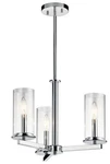 Crosby - Light Convertible Chandelier With Contemporary Inspirations 13.75. Fixed Price $249.97.