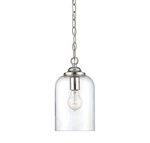 Bally Light Pendant In Polished Nickel By Savoy House 7-700-1-109. Fixed Price $290.00.