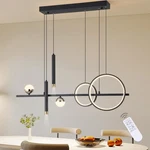 Modern Led Pendant Lights, Dimmable 39IN Linear Wave Chandelier Lighting,.... Fixed Price $197.18.