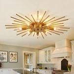 Zglaojt Semi Flush Mount 8 Ceiling Modern Metal Lighting .... Fixed Price $169.66.