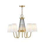 Hinkley Lighting Aston Single Tier Chandelier, Heritage Brass - 37385HB. Fixed Price $949.00.