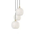 Innovations Lighting 113B-3P-14-19 White Mouchette Pendant Gold. Fixed Price $654.72.