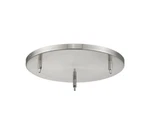 Z-lite Multi Point Canopy 3LT 17.75" Ceiling Plate, Brushed Nickel (ZLCP1803-BN). Fixed Price $89.99.