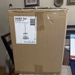 Kichler 1687NI Hendrik 1-LIGHT Pendant In Brushed Nickel. Fixed Price $80.00.