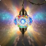 Yarra-decor Turkish Moroccan Pendant Hanging Light With 15-FOOT Cord BLUE1. Fixed Price $69.81.