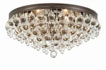 Crystorama Lighting Group 138 Calypso 6 20"W Flush Mount - Bronze. Fixed Price $900.00.