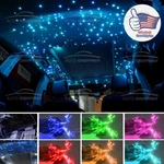 Rgb Led Fiber Optic Star Ceiling Fixture Light Muti Color For Car Home Roof Lamp. Fixed Price $80.18.