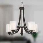 Minka Lavery 4105-66 Parsons Studio Sand Coal Light Dining Room Chandelier. Fixed Price $149.99.