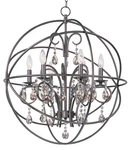 Maxim 25144 Bronze Orbit 25"W 6-LIGHT Chandelier. Fixed Price $720.80.