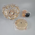 Hanging Single Decorative Gold Reflective Ceiling Highlight Lamp. Fixed Price $35.22.