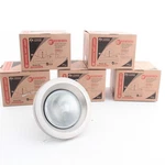 Lithonia 6" Brushed Nickel Outdoor Light Recessed Finishing Trim + Bulb 6H20BN. Fixed Price $99.74.
