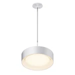 White Led Pendant From The Echo Collection. Fixed Price $248.00.