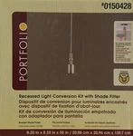 Portfolio Recessed Pendant Light Conversion Kit With Shade Fitter - Nickel New. Fixed Price $24.99.