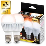 Iris Ohyama Led Bulb E17 25W/40W/60W Equivalent Warm Light 2-PACK, Japan. Fixed Price $38.68.