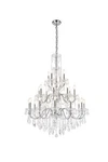 Elegant Lighting St. Francis 36" 24 Royal Crystal Chandelier. Fixed Price $1432.00.