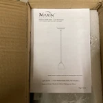 Maxim Lighting 1-LIGHT Mini Pendant 92061. Fixed Price $55.00.