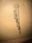Zhllmq Modern Kitchen Living Room Dining Hanging Light Fixture JP-048-5Y Gold. Fixed Price $200.00.
