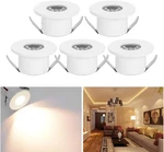 5 Pack 1W Mini Led Recessed Lighting, Inch Lights With Driver .... Fixed Price $36.87.